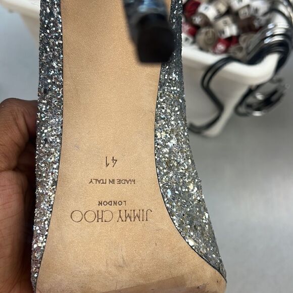 Beautiful Shimmery Jimmy Choo pumps - Picture 4 of 9